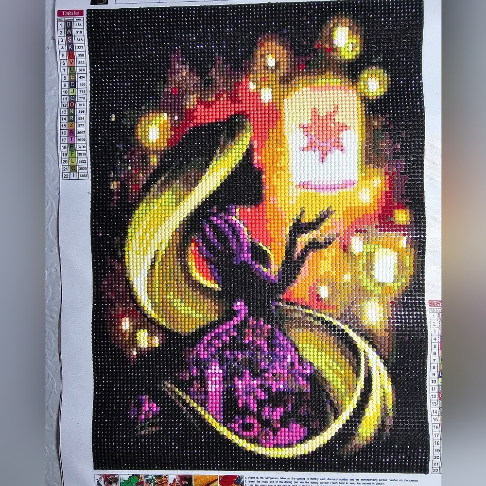 Silhouette Rapunzel Diamond Art - Picture 1 of 1